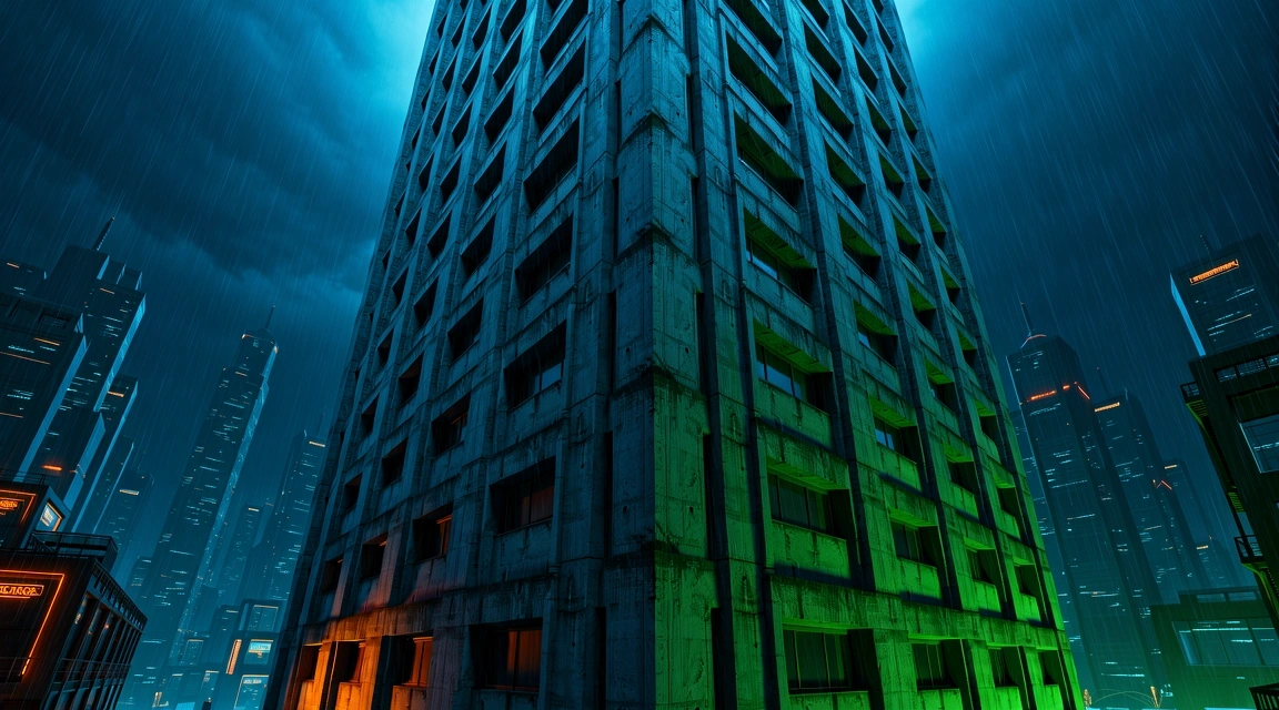 Brutalist architecture in the central city