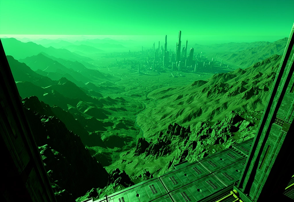 Vast landscape showing world scale